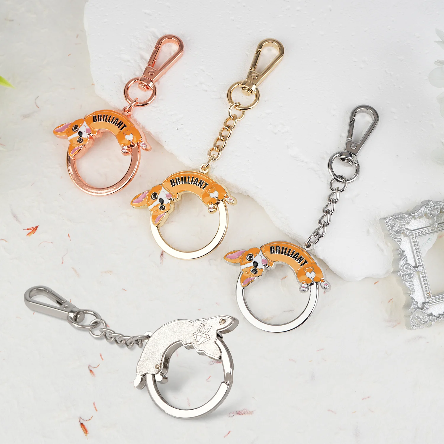 3D Sliding Wrap-Around Keychain Charm
